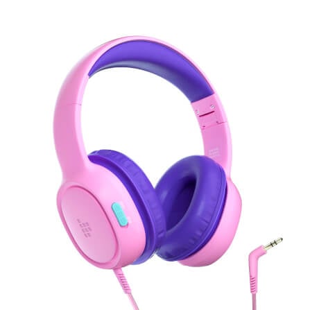 หูฟังสำหรับเด็ก TRONSMART KH01 - สีชมพูอมม่วง_2